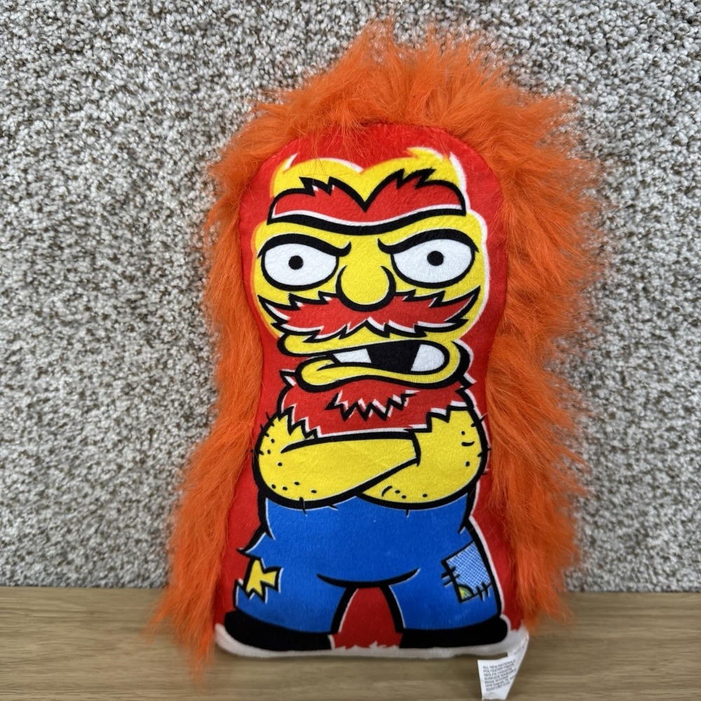 Groundskeeper Willie Plush‎ Pillow Doll Universal Studios FL 13" The Simpsons